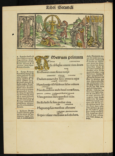 Ilustrace k Boëthiovu spisu Consolatio philosophiae (Filosofie utěšitelkou), Johann Grüninger, 1501