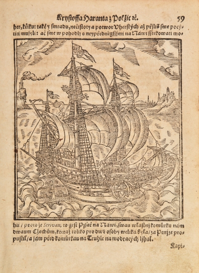 Johann Willenberg: dřevořezy pro první vydání Harantova cestopisu, 1608