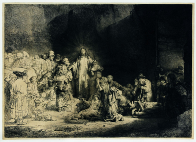 Rembrandt Harmenszoon van Rijn: Kristus uzdravuje nemocné – Stozlatový list, 1642–1648