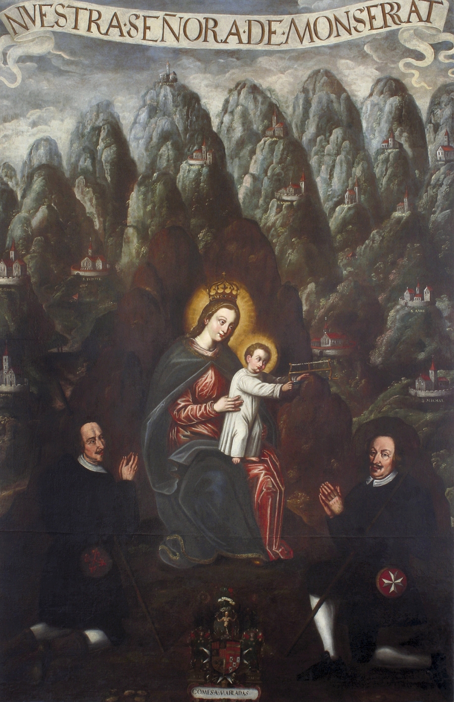 Panna Marie Montserratská, 17. století