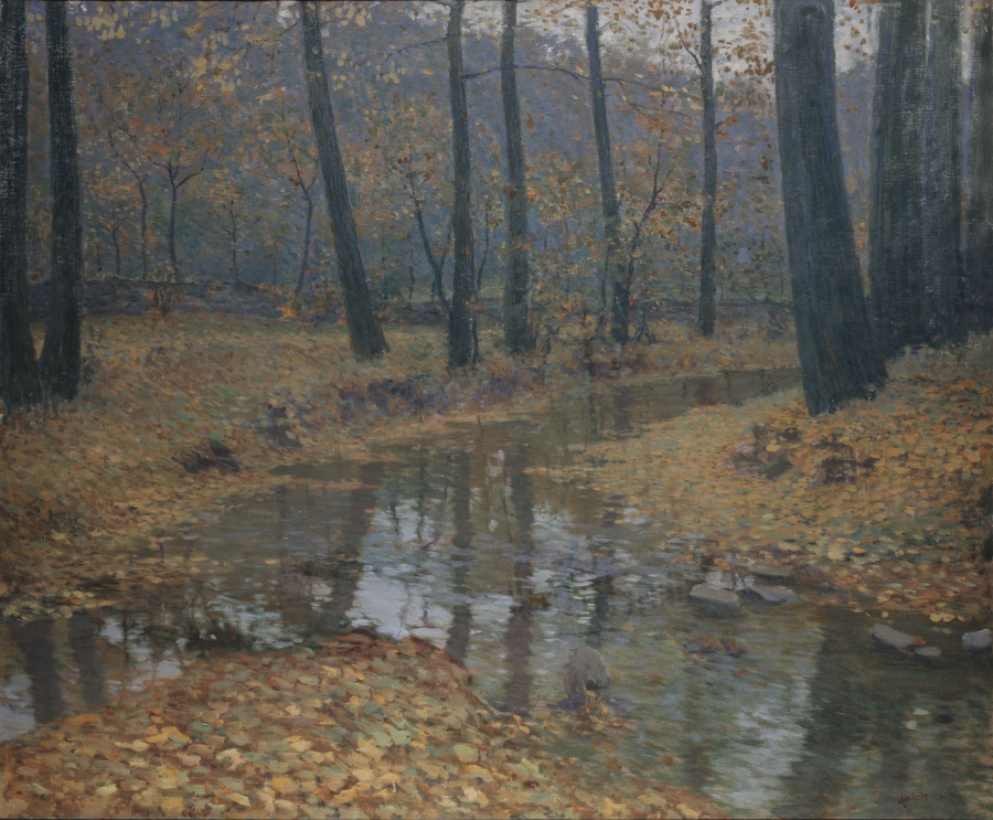 Anotnín Hudeček: Potok na podzim, 1903